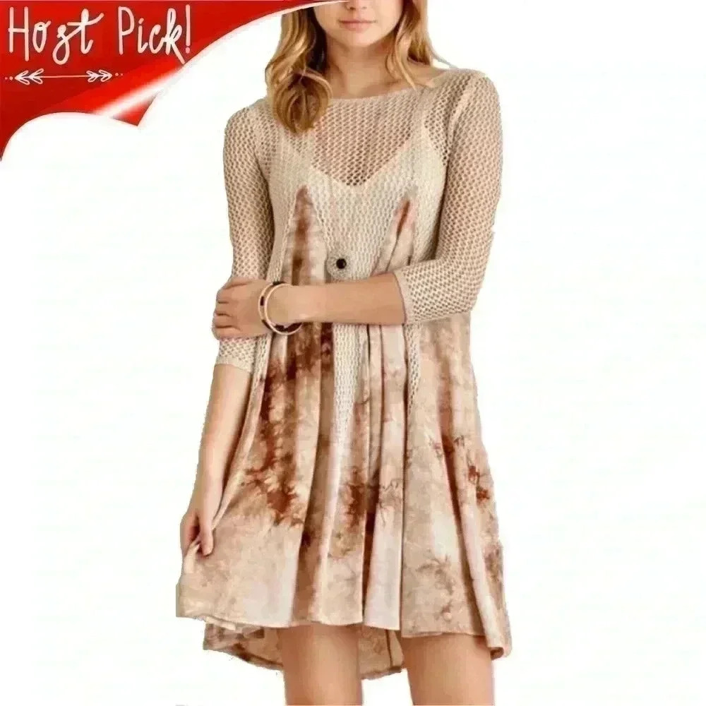 2x HP | "Amelia" Tie Dye Print Dress